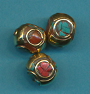 Rounded Oval Turquoise, Coral.JPG