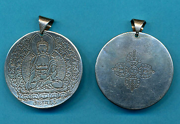 Buddha in Lotus Pewter