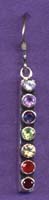 Rainbow Chakra Peace Earring