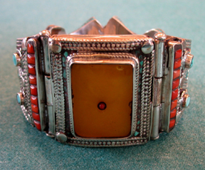 rectangular copal front bracelet